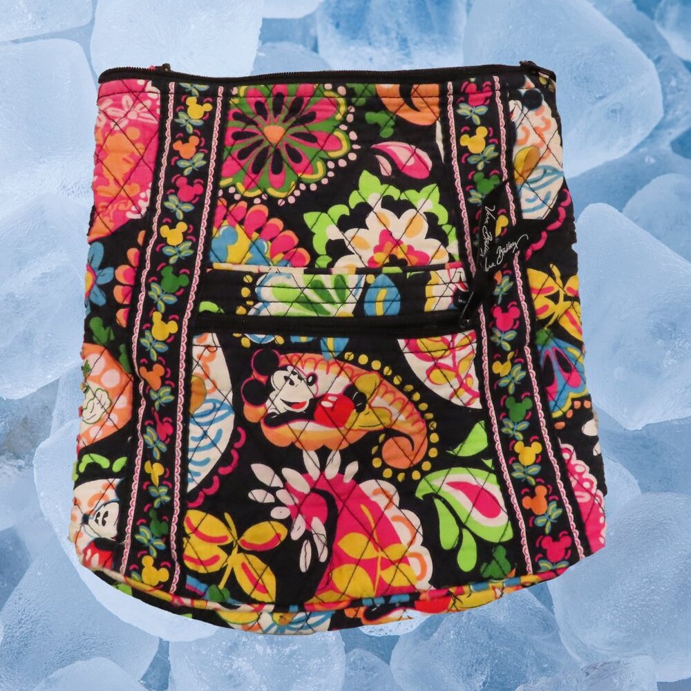 Vera Bradley Disney Floral Quilted Crossbody Bag - Black Multicolor